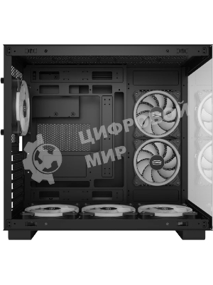 Компьютерный корпус без блока питания Case PCCooler C3T500 ARGB BK, Midi-Tower, TG, 6x120мм ARGB, 1xUSB-C 3.1 + 2xUSB-A 3.0, ATX, mATX, mITX черный