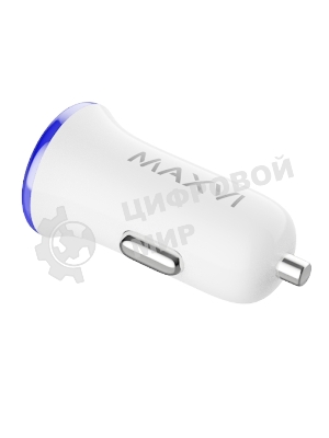 Автомобильное зарядное устройство Maxvi CCM-101WB USB 1А бело-синий