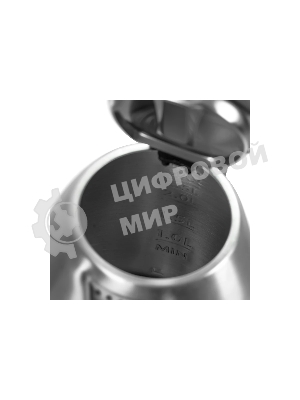 Чайник электрический Galaxy GL 0321 серый, металл, 2000 Вт, 2,5 л, корпус из нержавеющей стали AISI 304, скрытый нагревательный элемент из нержавеющей стали AISI 304, индикатор работы