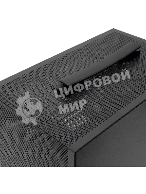 Компьютерный корпус без блока питания Case HSPD M211, Mesh Mini-tower, Black, TG, 0.7 SPCC, no fans,mATX, mITX, 175/330/150мм, 2x2.5