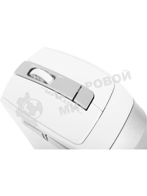 Мышь беспроводная A4Tech Fstyler FB35 белый/серый, 2000 dpi, радиоканал, Bluetooth, USB, кнопки - 6