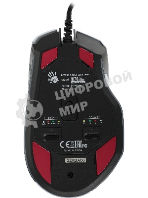 Мышь проводная A4Tech Bloody W70 Max белый, 10000 dpi, USB, кнопки - 9