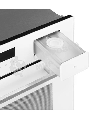 Духовой Шкаф электрический с паром Maunfeld MCMO5016STGW, 50л, дверца с 2 стеклами, белый