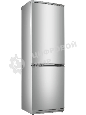 Холодильник Atlant ХМ-6021-080 серебристый двухкамерный 225/101л морозилка снизу