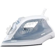 Утюг Centek CT-2308 белый, 2800 Вт, 50 г/мин, 190 г/мин, 300 мл