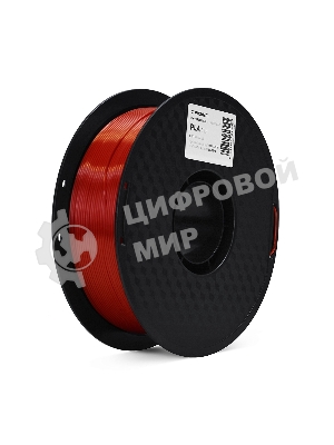 Филамент Crown Micro CM-FILPLAS003R PLA Silk 1.75 1кг красный