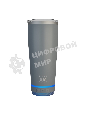 Термокружка с портативной колонкой Soundmax SM-TC001 серый