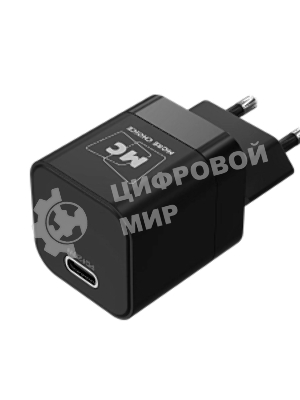 Сетевое зарядное устройство MORE CHOICE (4620202555847) NC86a 1Type-C 3.0A PD 20W для Type-C Type-C, черный