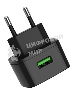 Сетевое зарядное устройство HOCO (6931474706638) HOCO C70A Cutting-edge single port QC3.0 черный