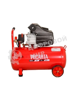 Компрессор Ресанта КП-8/50Л 900/74/7/10