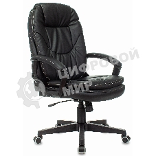 Кресло Бюрократ CH-868N Leather Venge черный, экокожа