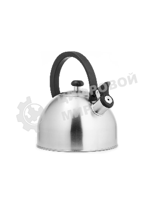 Чайник для плиты Lara LR00-65, нержавейка, матовый, 2,5 л, индукце капс дно, нейлон.ручка