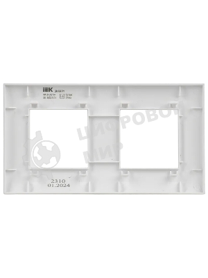 Рамка 2-ая SK-F02W IEK SKANDY Арктический белый