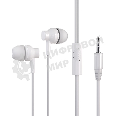 Наушники TWS More Choice G38 белый, вкладыши, Bluetooth, до 4 ч