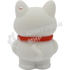 Флешка USB Smartbuy Wild Catty (SB32GbCatW), 32Gb, USB 2.0, R/W 25/15, котенок белый