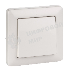Выключатель 1-кл. СП Хит 6А IP20 белый SchE VS16-133-B