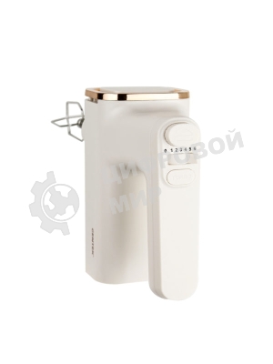 Миксер с чашей Centek CT-1129 бежевый/золотой хром, 800 Вт