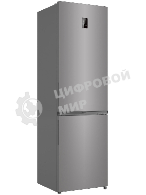 Холодильник Candy CFN6200SDC серебристый двухкамерный 227/91л морозилка снизу, No Frost