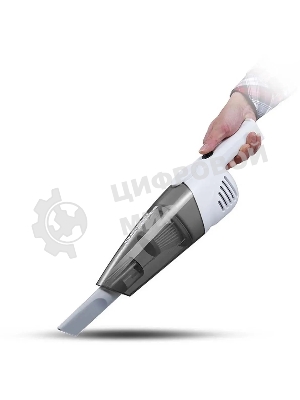 Пылесос вертикальный Deerma DX118C белый/серый, питание от сети, 230 Вт, уборка сухая, пылесборник 1.2 л