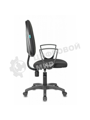 Кресло Бюрократ CH-1300N/3C11 черный, экокожа, 120 кг, механизм качания