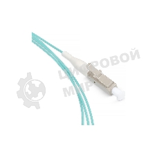 Пигтейл Cabeus, LC, OM3 50/125, 1,5м, бежевый хвостовик, бирюзовый