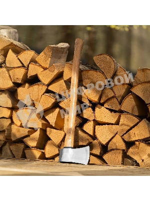 Топор кованый Denzel 1360 г, американский тип, буковая рукоятка, 700 мм, EFP