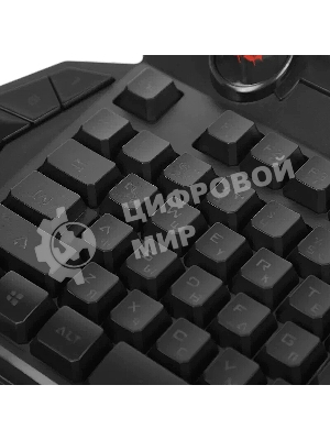 Клавиатура проводная A4Tech Bloody B310N черный USB Multimedia for gamer LED (подставка для запястий) (B310N)