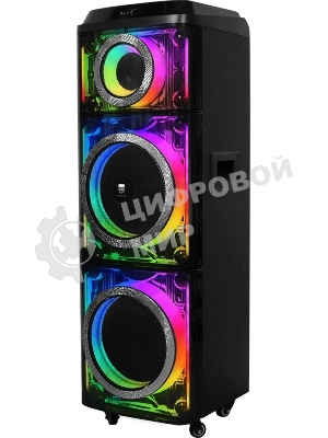 Колонка портативная Ural 203 черный 2000W 1.1 BT/3.5Jack/USB-C 15м 9000mAh