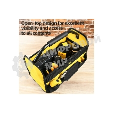 Сумка для инструментов каркасная с жестким пластиковым дном Deli DL586111 7 карманов, без плечевого ремня, ткань Оксфорд 600D
