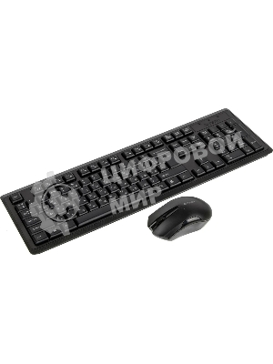Комплект клавиатура+мышь A4Tech 4200N беспроводной, USB, 1000 DPI, чёрный