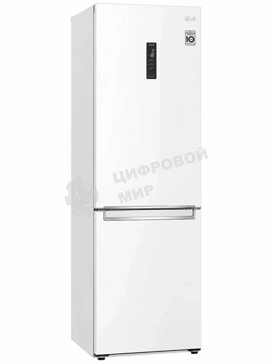 Холодильник LG GC-B459SQSM белый двухкамерный 234/107л морозилка снизу, No Frost