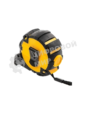 Рулетка Denzel 5м х 19мм, автоматич. фиксац., нейлон. покрытие, магнит. зацеп, двухстор. разметка