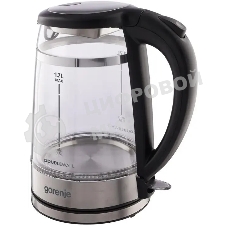 Чайник электрический Gorenje K17GDW 743902 черный