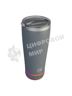 Термокружка с портативной колонкой Soundmax SM-TC001 серый