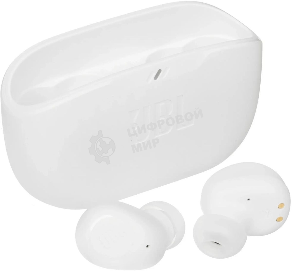 Наушники TWS JBL Wave Buds белый, внутриканальные, Bluetooth, быстрая зарядка, до 8 ч