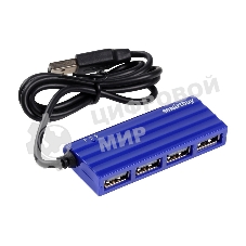 USB-концентратор Smartbuy (SBHA-6810-B) 4 порта синий