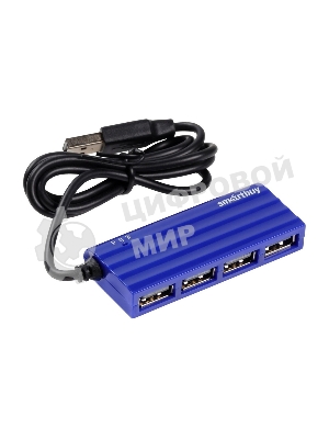 USB-концентратор Smartbuy (SBHA-6810-B) 4 порта синий