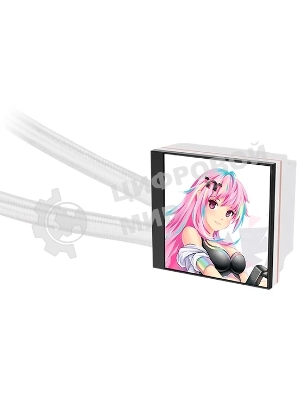 Система жидкостного охлаждения Thermaltake MAGFloe 360 Ultra Snow ARGB Soc-AM5/AM4/1200/1700/1851 белый 4-pin 30.6dB Al+Cu LCD Ret (CL-W433-PL12SW-A)