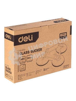 Присоска для стекла тройная Deli DL-XP23 3x118мм