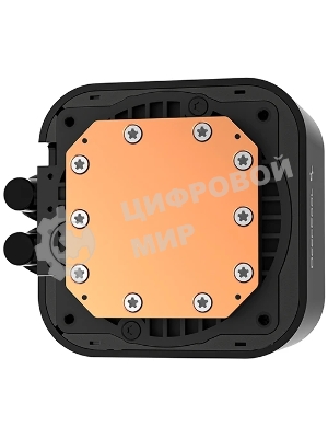 Система жидкостного охлаждения Deepcool LQ360 Ultra ARGb Soc-AM5/AM4/1200/1700/1851 черный 4-pin 38.71dB Al LCD 350W 1840gr Ret (R-LQ360-BKASMC-G-1)