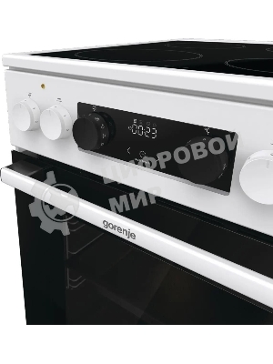 Плита электрическая Gorenje GEC5C61WG белый, конфорок 4 электрических, духовка 70 л, 50 см x 85 см x 59.4 см (без крышки)