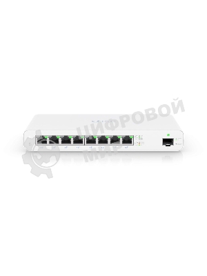Коммутатор UISP Switch UISP-S PoE-коммутатор, 8х 1G RJ45, 1х SFP, раздача 110 Вт