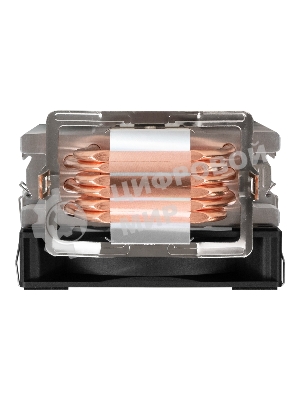 Кулер ExeGate Wizard EXX600-PWM.FRGb (Al+Cu, 6 тепл.трубки, LGA775/1150/1151/1155/1156/1200/1700/1851/AM2/AM2+/AM3/AM3+/AM4/AM5/FM1/FM2/754/939/940, TDP 180W, Fan 120мм PWM, 800-2400RPM, Hydro bearing, 4pin, 11-24db, 540г, FRGb подсветка, с термопастой, на защелках, Color Box)