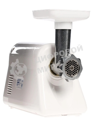 Мясорубка электрическая Ротор Дива ЭМШ 35/300-2 белый, 1500 Вт, 0.6 кг/мин, насадки - 2