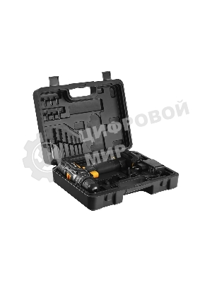 Дрель-шуруповерт Deko GCD12DU, 12 В, 2 Ач, 32 Нм, щеточный, ударный