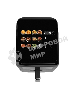 Аэрогриль Galaxy Line GL2532 черный, 1800 Вт, 4.5 л, сенсор, 11 программ