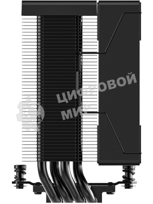 Кулер Cooler ID-Cooling SE-904-XT ARGb BLACK LGA1851/1700/1200/115X/AM5/AM4 (TDP 180W, PWM, 4 тепл.трубки прямого контакта, FAN 100мм, Addressable RGb LED) RET