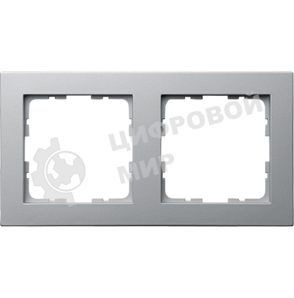 Рамка Jasmart 2-м G-Classic алюм.