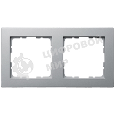 Рамка Jasmart 2-м G-Classic алюм.