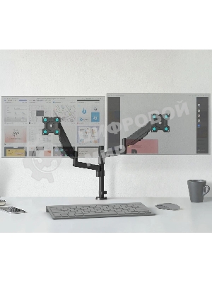 Кронштейн (держатель) ONKRON G140 для двух мониторов 13